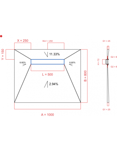 Resinbase Wiper 4 Way 1000 X 800 Mm. . . 