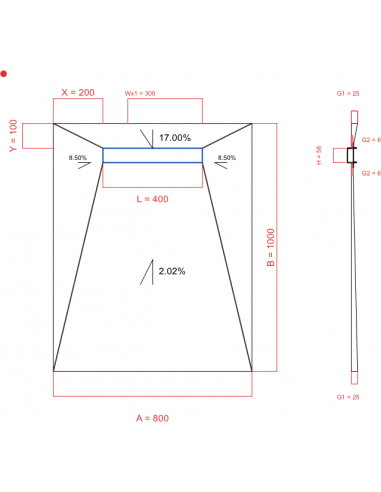 Resinbase Wiper 4 Way 800 X 1000 Mm. . . 