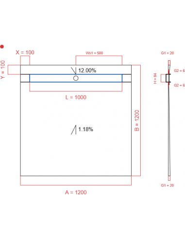 Resinbase Wiper 2 Way 1200 X 1200 Mm. . . 