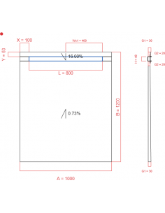 Showerlay Wiper 2 Way 1000. . . 