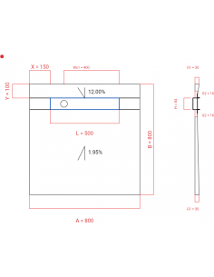 Showerlay Wiper 2 Way 800 X. . . 