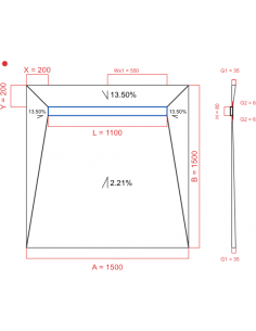 Showerlay Wiper 4 Way 1500. . . 