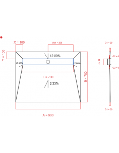 Showerlay Wiper 4 Way 900 X. . . 