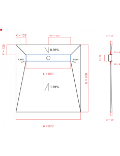 Showerlay Wiper 4 Way 870 X. . . 