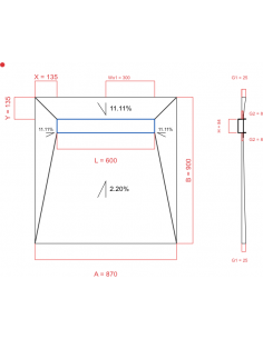 Showerlay Wiper 4 Way 870 X. . . 
