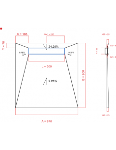 Showerlay Wiper 4 Way 870 X. . . 