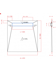 Showerlay Wiper 4 Way 870 X. . . 
