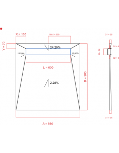 Showerlay Wiper 4 Way 860 X. . . 