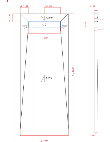Laybase Wiper 4 Way 750 X 1800 Mm. . . 