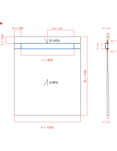 Showerlay Wiper 2 Way 1000. . . 