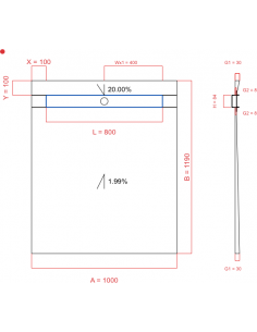 Showerlay Wiper 2 Way 1000. . . 