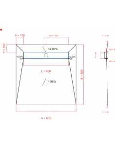 Showerlay Wiper 4 Way 800 X. . . 