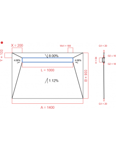 Showerlay Wiper 4 Way 1400. . . 