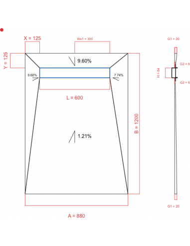 Laybase Wiper 4 Way 880 X 1200 Mm. . . 