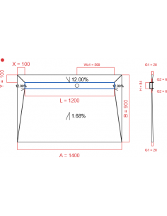 Showerlay Wiper 4 Way 1400. . . 