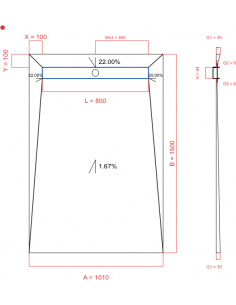 Showerlay Wiper 4 Way 1010. . . 