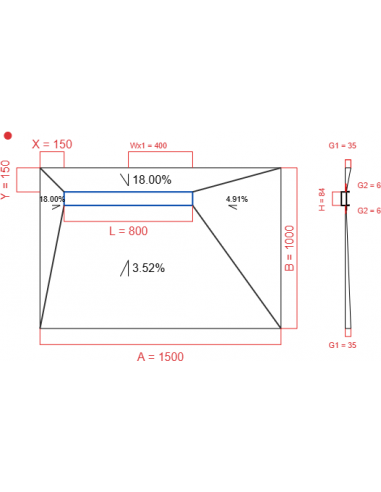 Showerlay Wiper 4 Way 1500 X 1000 Mm. . . 