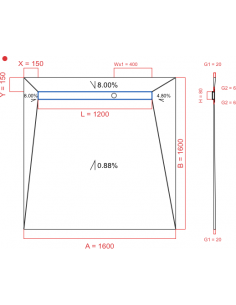 Showerlay Wiper 4 Way 1600. . . 