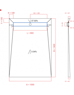 Showerlay Wiper 4 Way 1000. . . 
