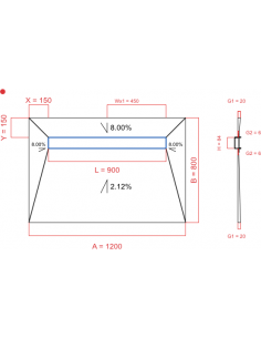 Showerlay Wiper 4 Way 1200. . . 