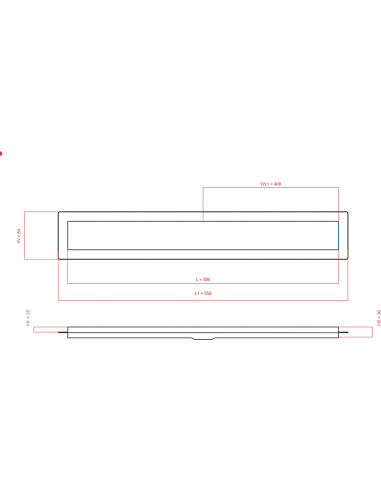 Duschrinne Wiper 800 Mm Premium Pure. . . 