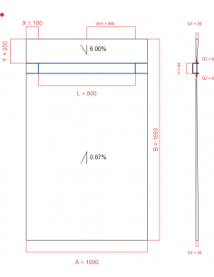 Showerlay Wiper 2 Way 1000. . . 