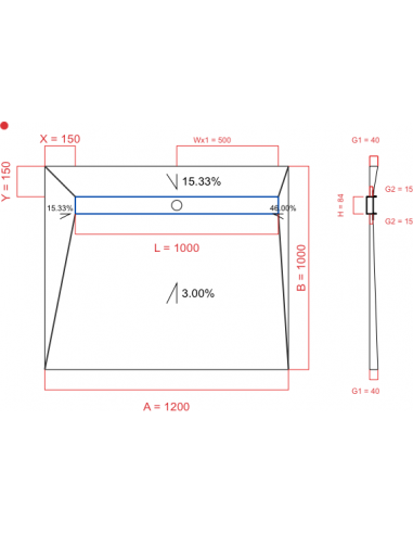 Showerlay Wiper 4 Way 1200 X 1000 Mm. . . 