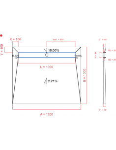 Showerlay Wiper 4 Way 1200. . . 