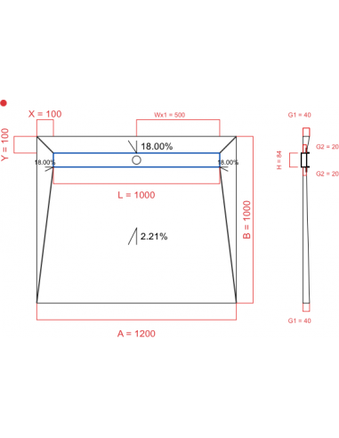 Showerlay Wiper 4 Way 1200 X 1000 Mm. . . 