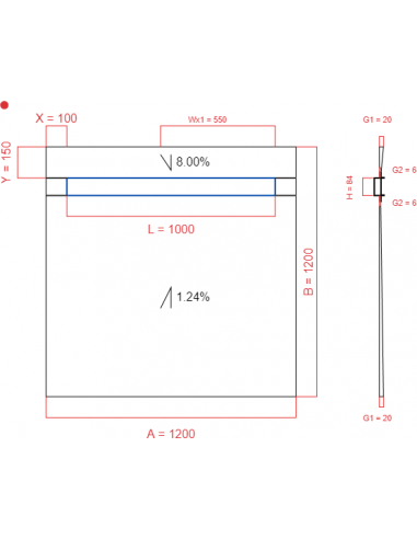 Resinbase Wiper 2 Way 1200 X 1200 Mm. . . 