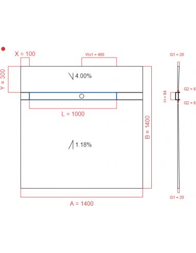 Resinbase Wiper 2 Way 1400 X 1400 Mm. . . 