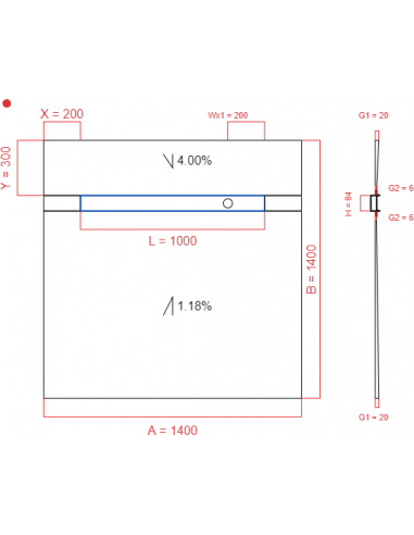 Resinbase Wiper 2 Way 1400 X 1400 Mm. . . 