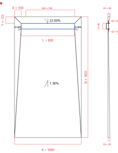 Showerlay Wiper 4 Way 1000. . . 