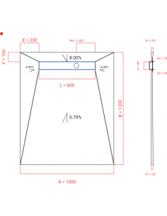 Showerlay Wiper 4 Way 1000. . . 