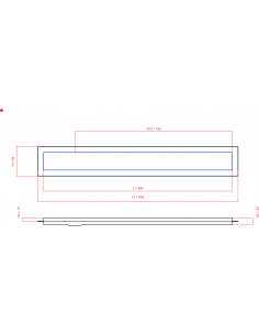Duschrinne Wiper 900 Mm. . . 