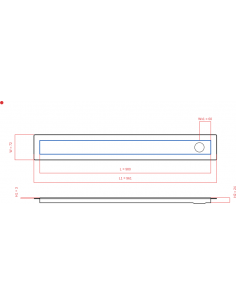 Duschrinne Wiper 900 Mm MCR. . . 