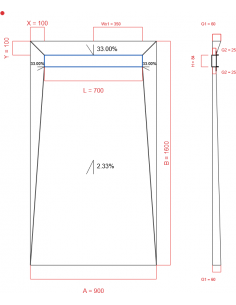 Showerlay Wiper 4 Way 900 X. . . 