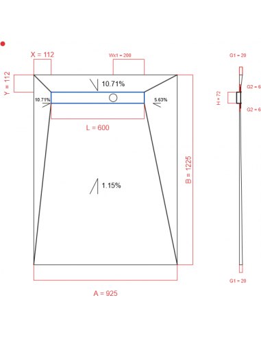 Resinbase Wiper 4 Way 925 X 1225 Mm. . . 