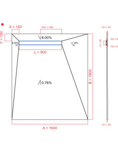 Showerlay Wiper 4 Way 1600. . . 