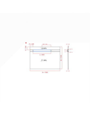 Showerlay Wiper 2 Way 1500 X 1100 Mm. . . 