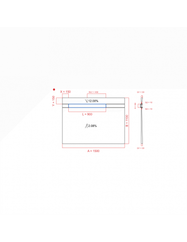 Showerlay Wiper 2 Way 1500 X 1100 Mm. . . 