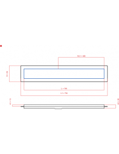 Duschrinne Wiper 700 Mm. . . 