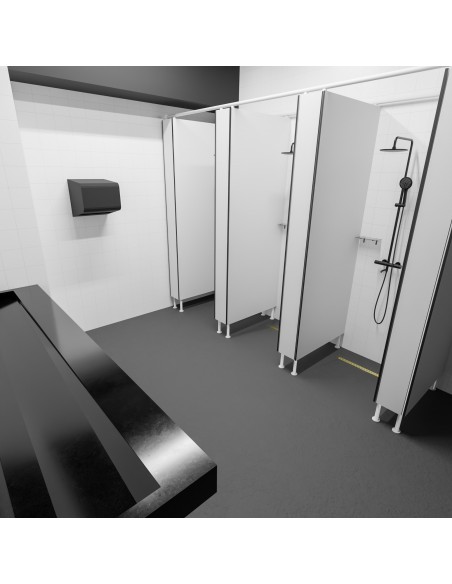 Gemeinschaftsduschbereich Mit Gold Zonda Ablauf Und Duschen