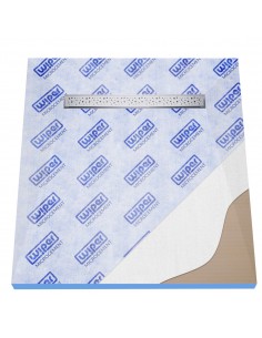 Mikrozement - Nassraum - Set: Duschwanne Mit Geruchsverschluss Und Ablaufabdeckung Mistral