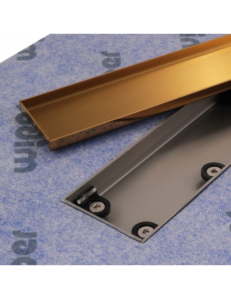 Brass Reversible Ablaufabdeckung Abgehoben – Ablaufkörper Mit Gummidichtung Und Befestigungsschrauben – 