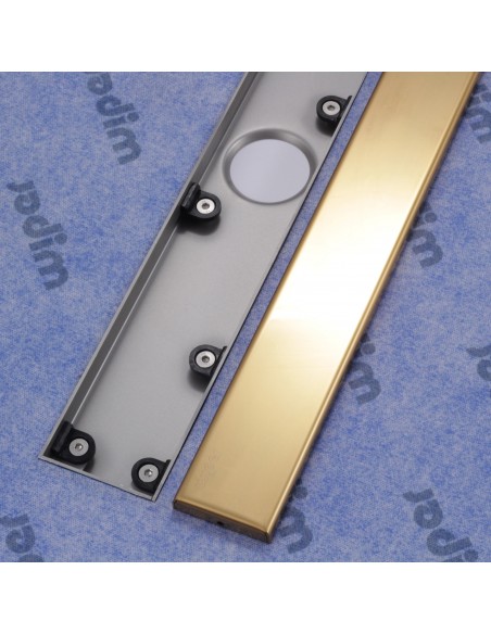 Brass Reversible Ablaufabdeckung Entfernt – Ablaufkörper Mit Zentralem Auslassloch Und Befestigungsschrauben – 