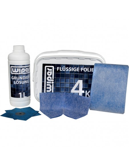 Wiper Dusch - Abdichtungsset Inkl. Primer, Abdichtungsflüssigkeit, Dichtband, Dichtecken Und Rohrkragen