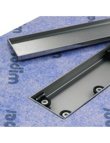 Silver Reversible Ablaufabdeckung Abgehoben – Ablaufkörper Mit Gummidichtung Und Befestigungsschrauben – 