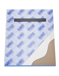 Mikrozement - Nassraum - Set: Duschwanne Mit Geruchsverschluss Und Ablaufabdeckung Mistral