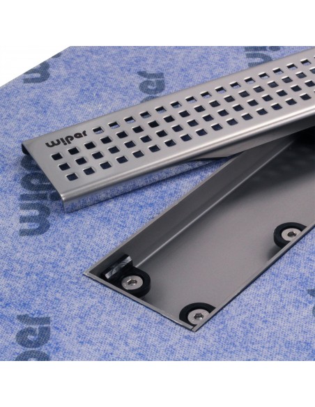 Silver Sirocco Ablaufabdeckung Abgehoben – Ablaufkörper Mit Gummidichtung Und Befestigungsschrauben